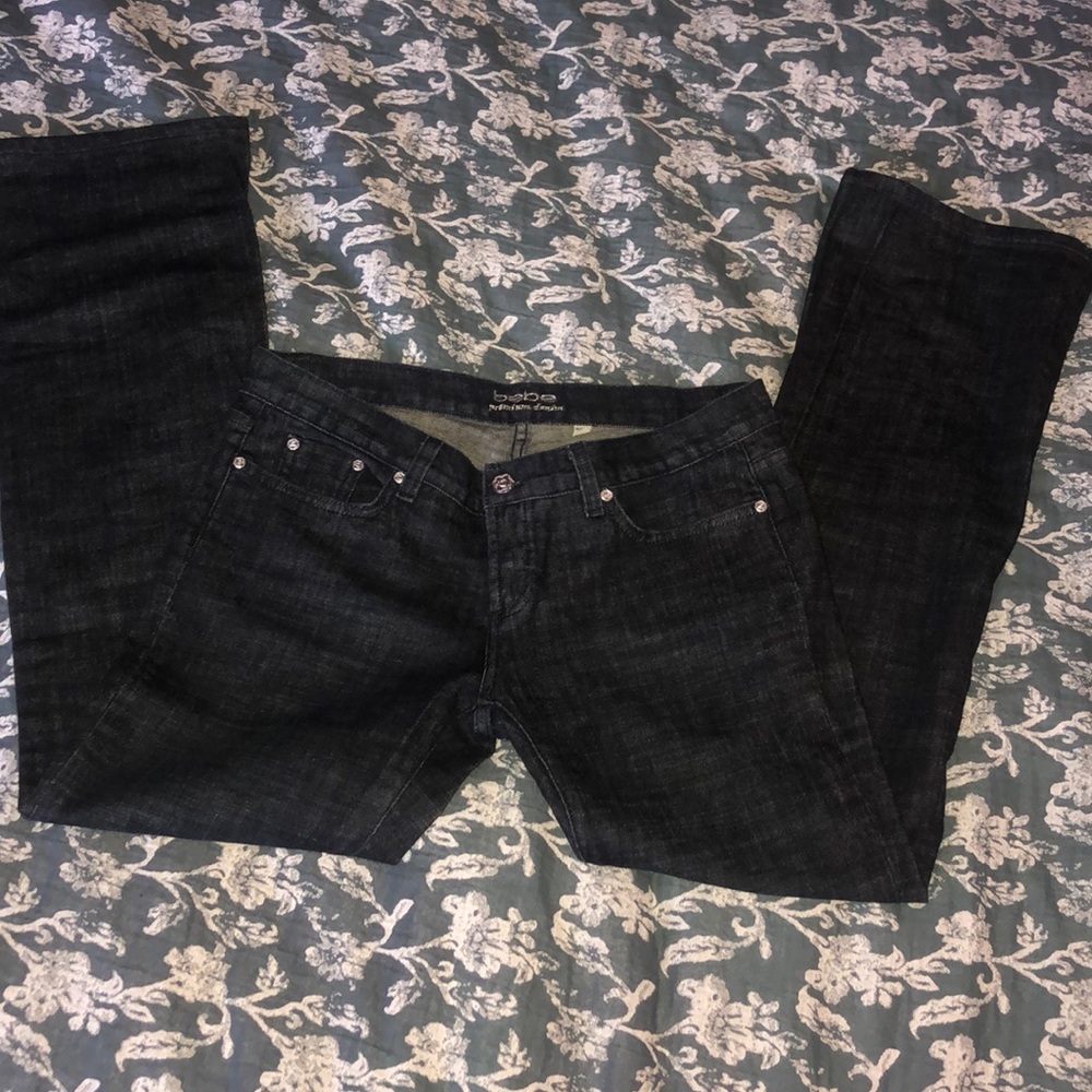 Bebe Premium Rhinestone bootcut 31 - Picture 11 of 16